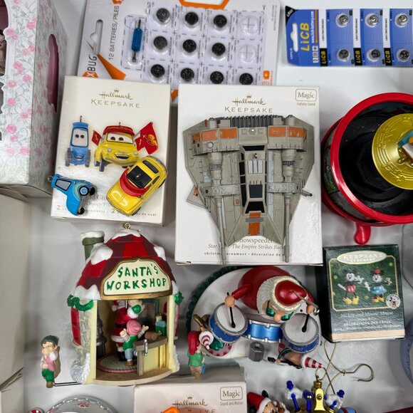 Hallmark Keepsake Christmas Ornaments Lot Star Wars Barbie Princess Lot - Picture 3 of 16